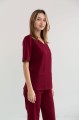 Bluza medyczna w kolorze burgundu Medibreath