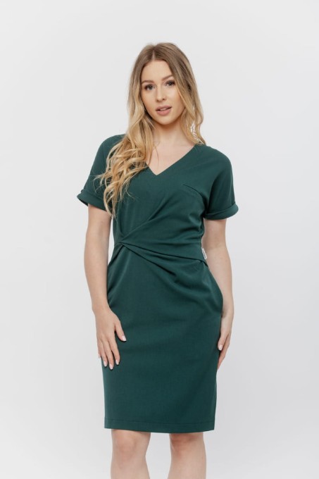 Sukienka medyczna Pretty z wiskozy w kolorze Deep Sea