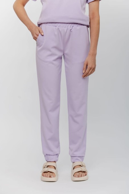 Spodnie medyczne damskie BASIC kolor Lavender Mist