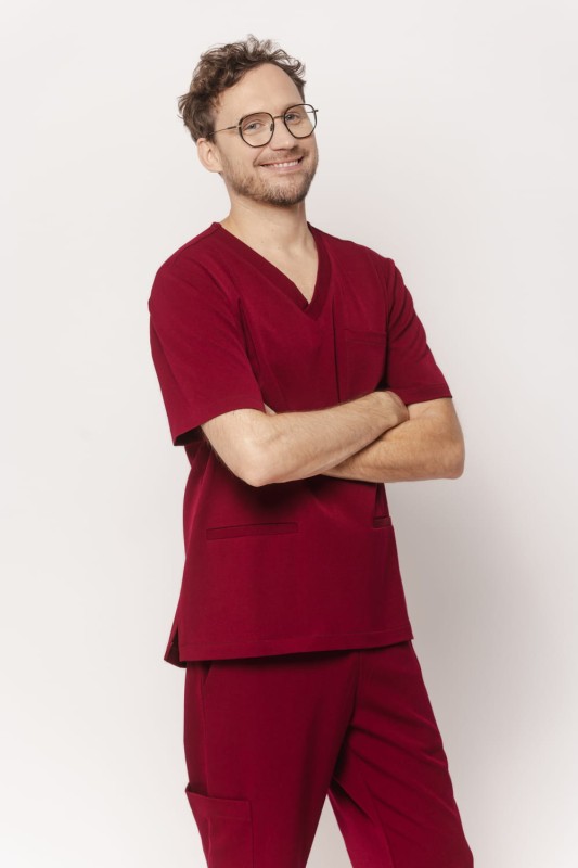bluza scrubs burgundowy.jpg